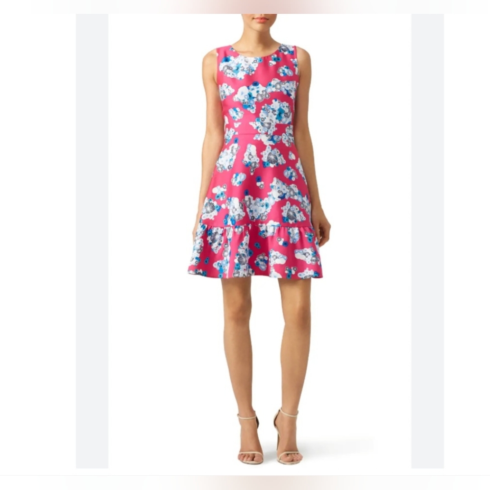 NWT Diane von Furstenberg Topanga Floating Flowers Sleeveless Dress Sz 10